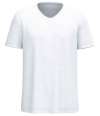 SP303 Spasso Drop Shoulder Raw Edge Collar Slub T-Shirt White colour image